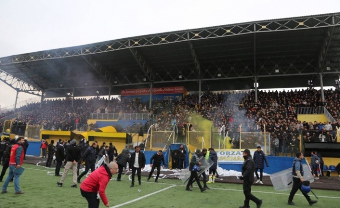 Şırnak Petrol Spor maçından sonra kavga