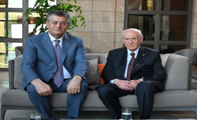 Başkan Yarka Bahçeli ile biraraya geldi