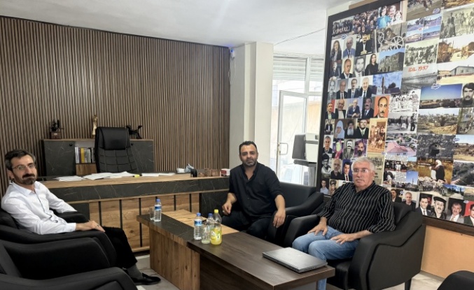 İlçe başkanlarından İdil habere ziyaret