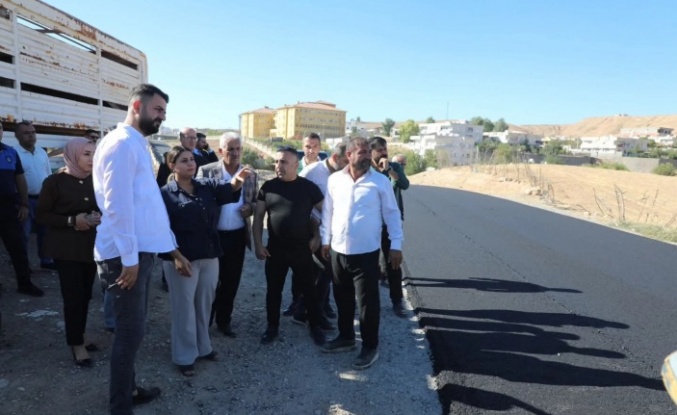 Cizre Belediyesinden asfalt çalışması