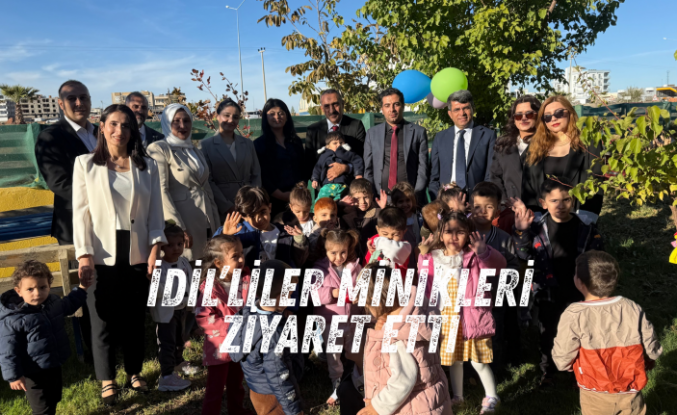İdil’li minikler ziyaretçilerle buluştu