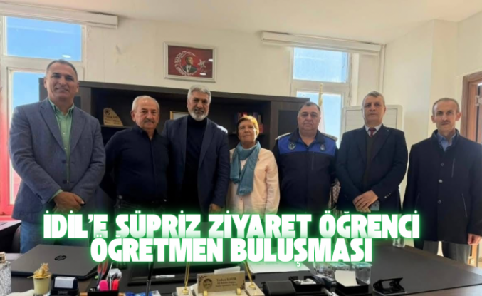Sürpriz ziyaret  öğretmen öğrenci buluşması