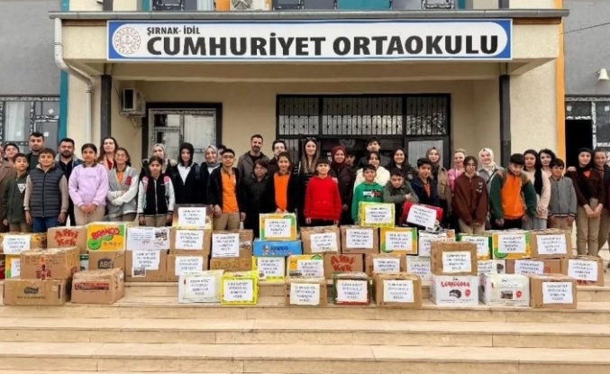 Ortaokul Öğrencilerinden Örnek Dayanışma