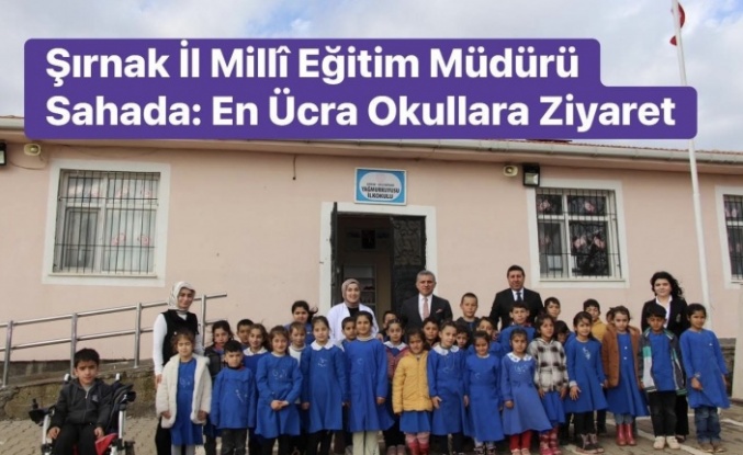 Şırnak’ta En Ücra Okullara Eğitim Desteği