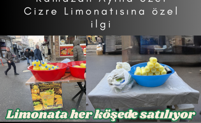 Cizre’nin Geleneksel Tatları İlgi Görüyor