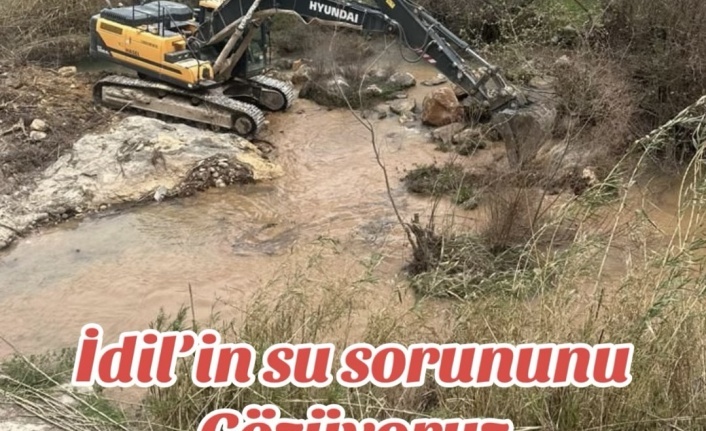 İdil Belediyesi Su sorunu çözmek için çalışma başlattı