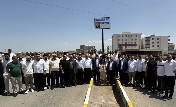 Abdurrahman Abay’ın İsmi İdil’de bir bulvara verildi