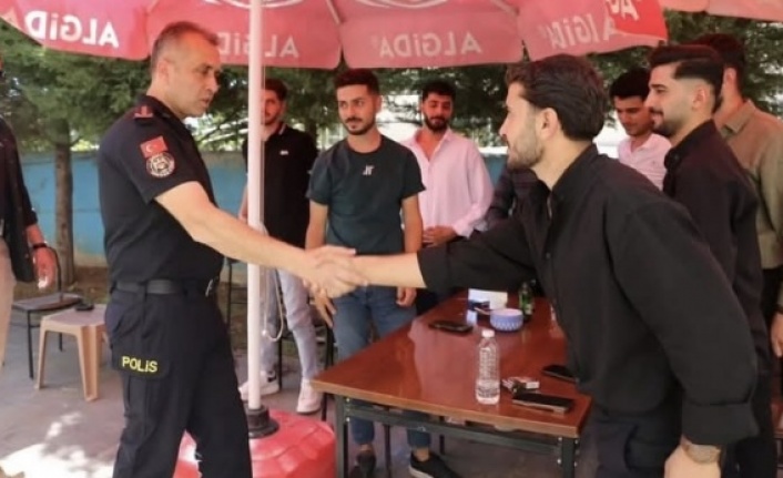 Emniyet Müdürü Sazak’dan gençlere ziyaret