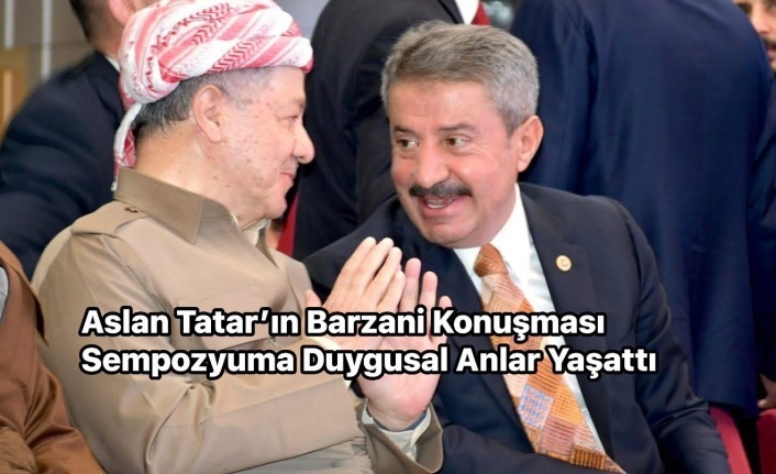 Tatar’dan Barzani’ye Duygu Yüklü Selamlama
