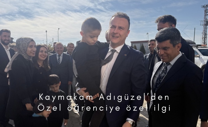 Kaymakam Adıgüzel, Özel Öğrenciyi Kucaklayarak Etkinliğe Katıldı