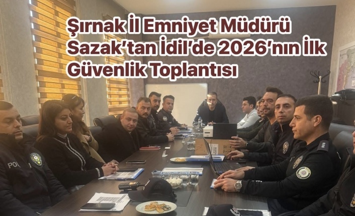 Şırnak İl Emniyet Müdürü Sazak’tan İdil’e ziyaret