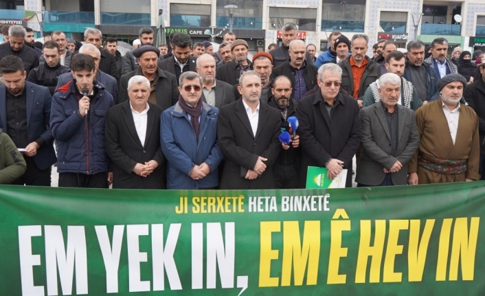HÜDAPAR ‘dan Şırnak’ta Süriye Açıklaması