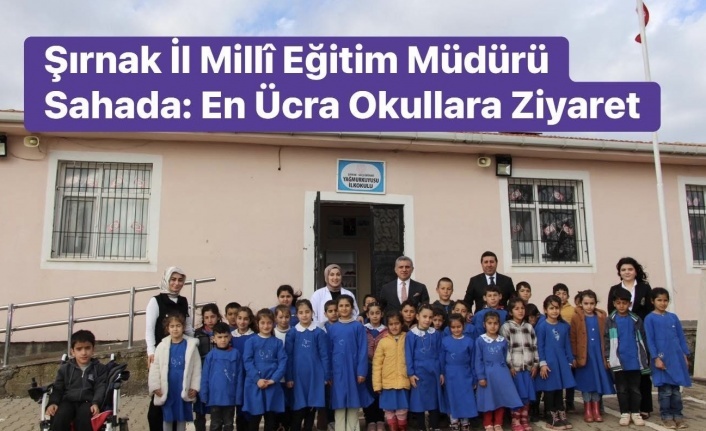 Şırnak’ta En Ücra Okullara Eğitim Desteği
