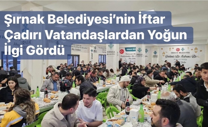 Şırnak’ta Ramazan Sofrası kuruldu