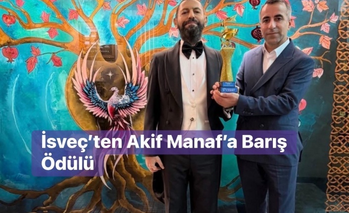 Akif Manaf’a İsveç’ten “Global Peace Prize” Ödülü