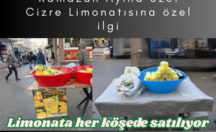 Cizre’nin Geleneksel Tatları İlgi Görüyor