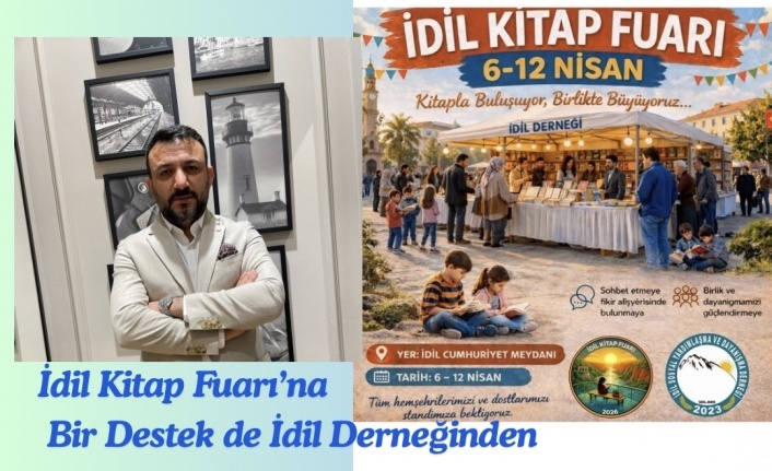 İdil Derneğin’den Kitap Fuarına destek